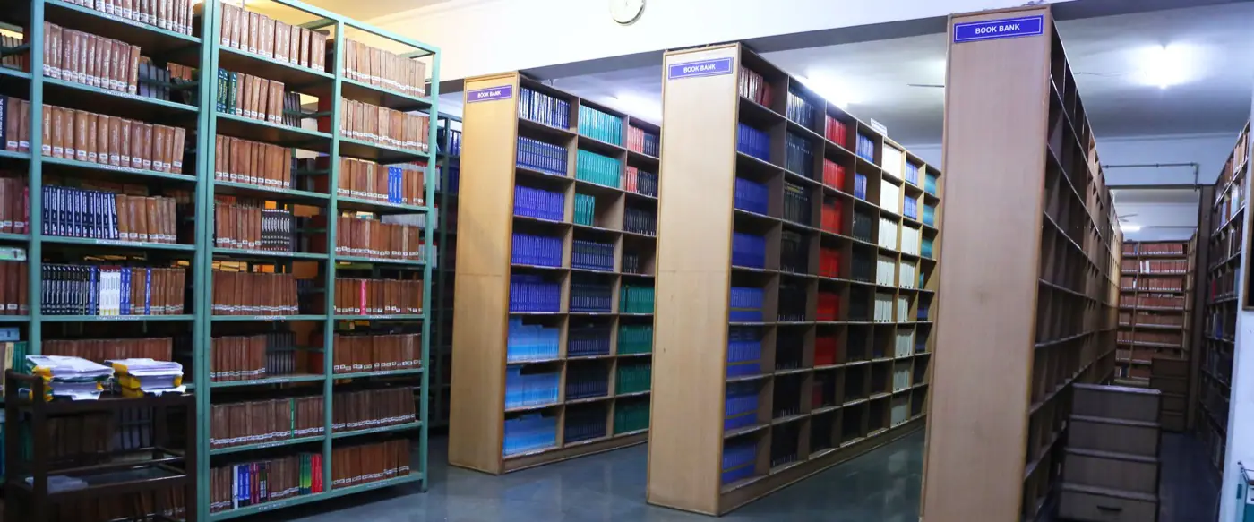 Library book-bank stacks