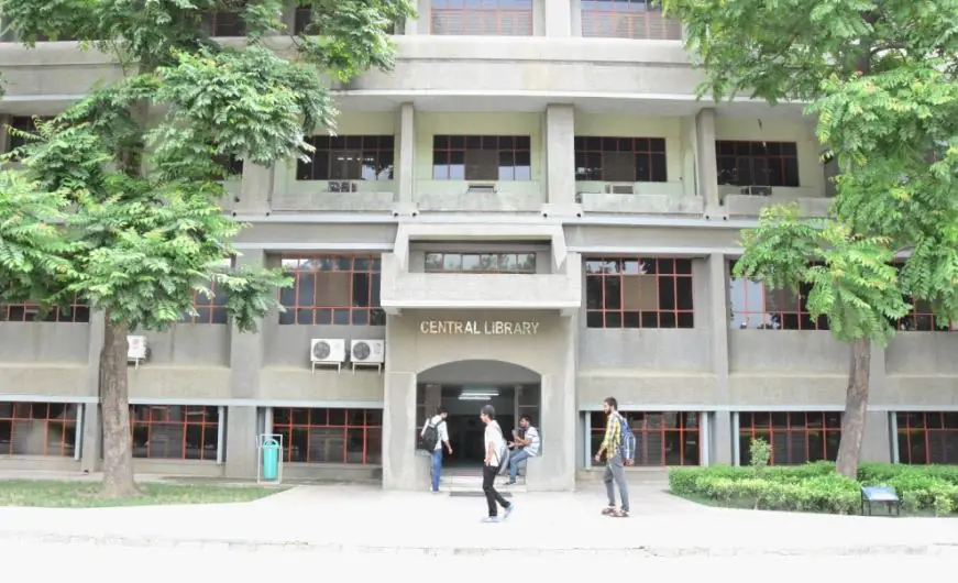 Central Library building entrance