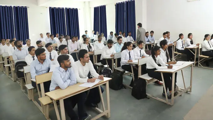 Classroom with students