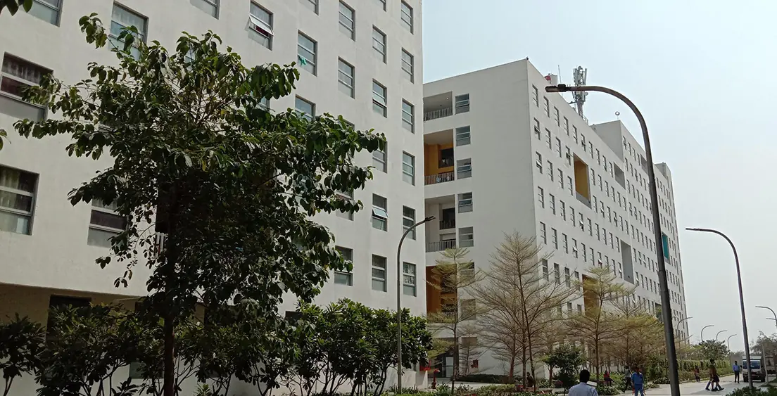 Air-conditioned hostel blocks