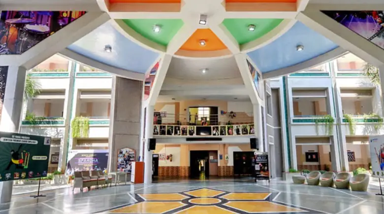 Central atrium of the academic block