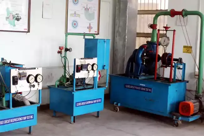 Fluid machinery lab test rigs