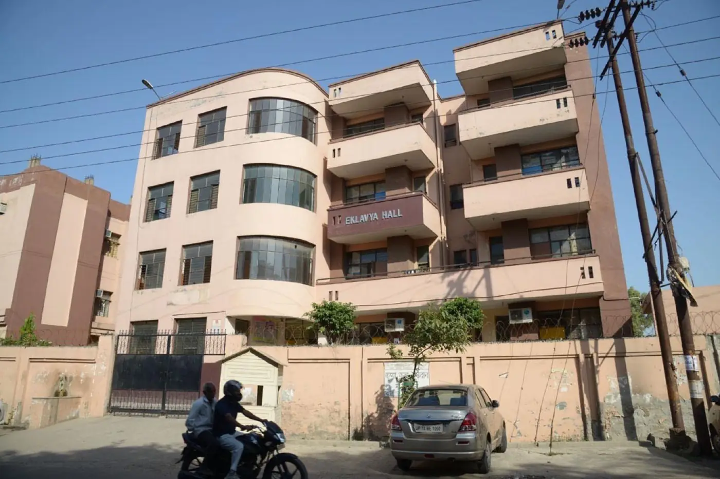 Hostel building exterior