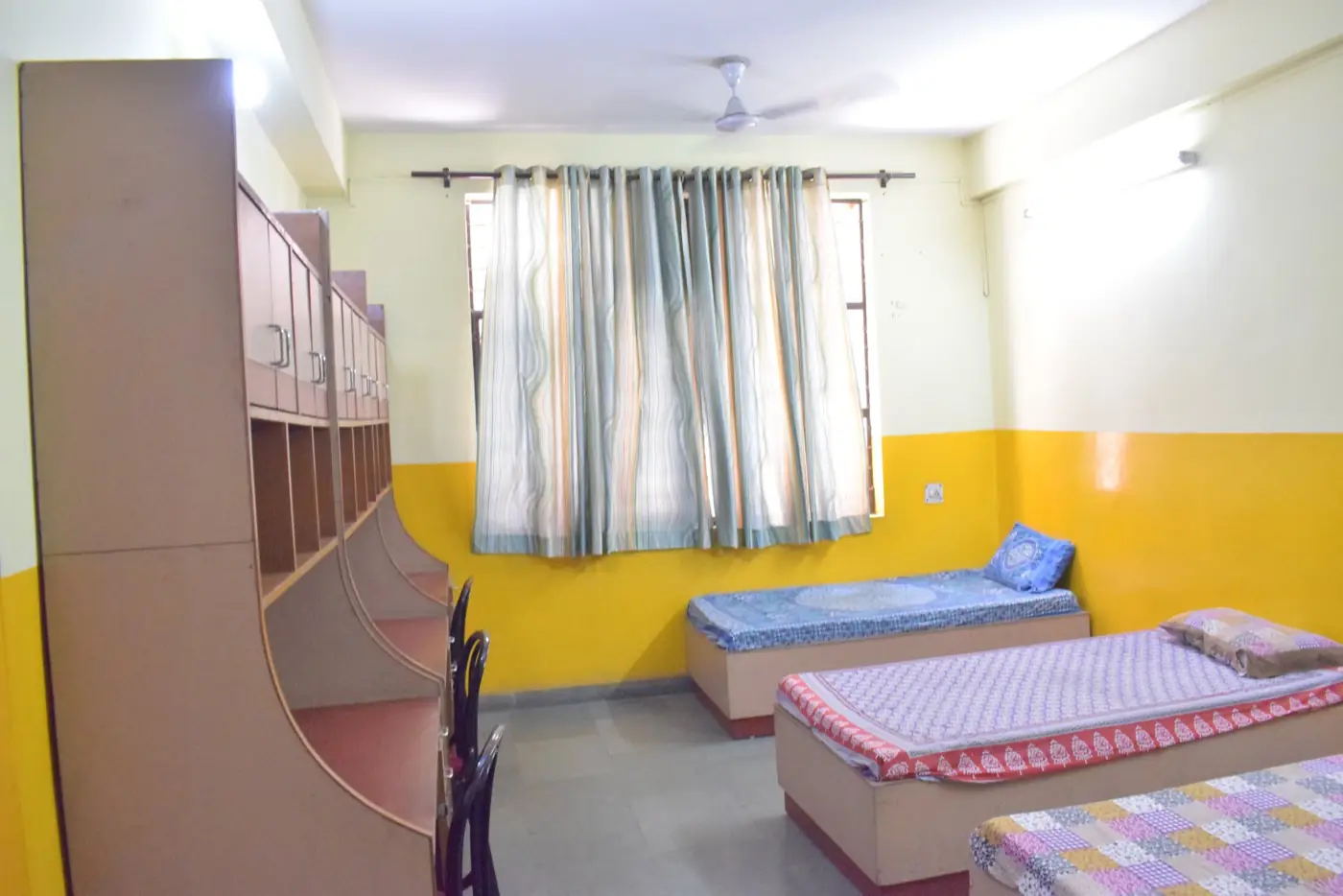 Furnished hostel room