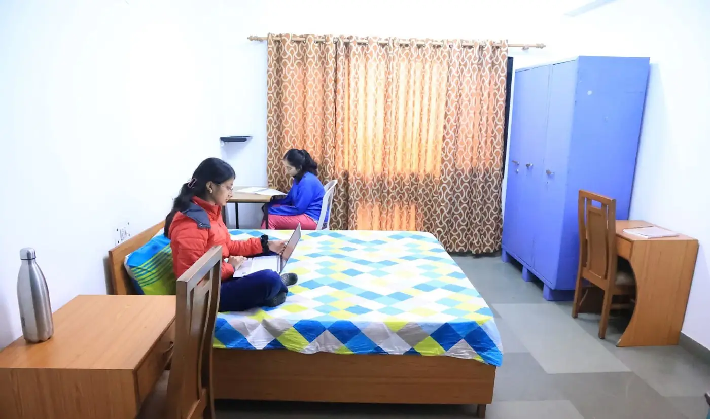 Furnished hostel room