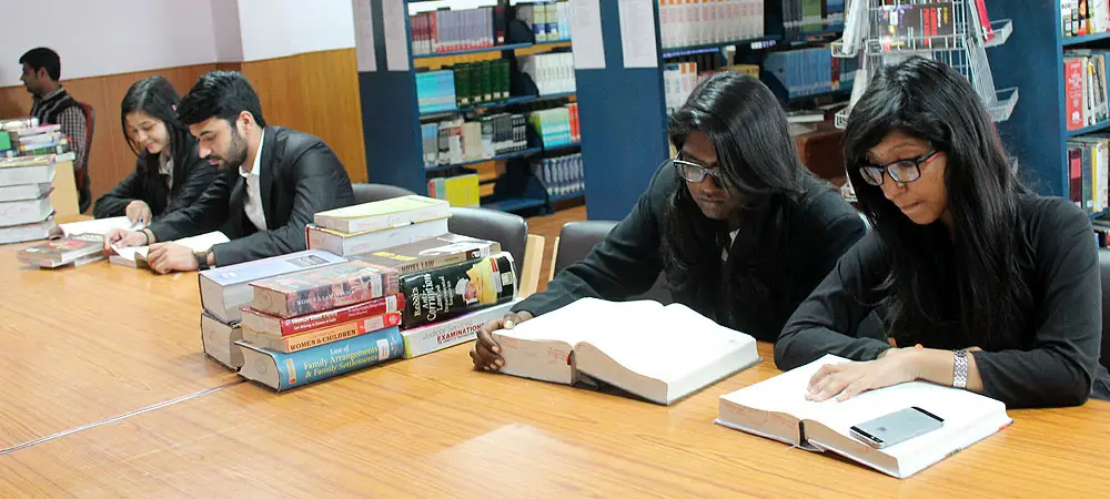 Library reading tables and stacks