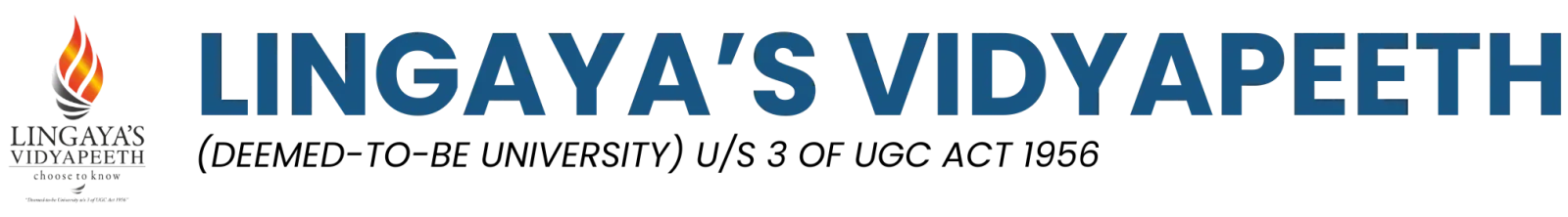 Lingaya's Vidyapeeth logo
